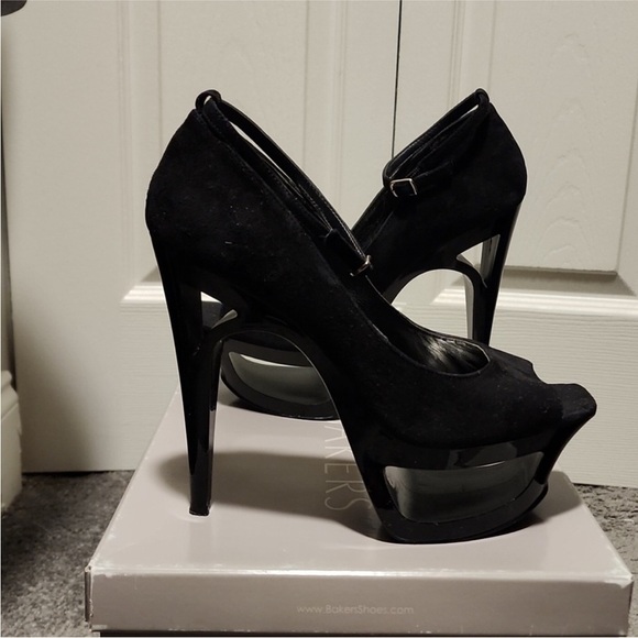 Jessica Simpson “Beckery” Platform Heel black size 9.5 - Picture 16 of 16